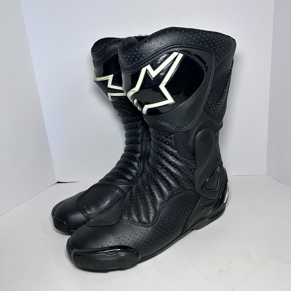 Alpine Stars SMX-6 V2 Vented Motorcycle Boots Black Men's 9.5